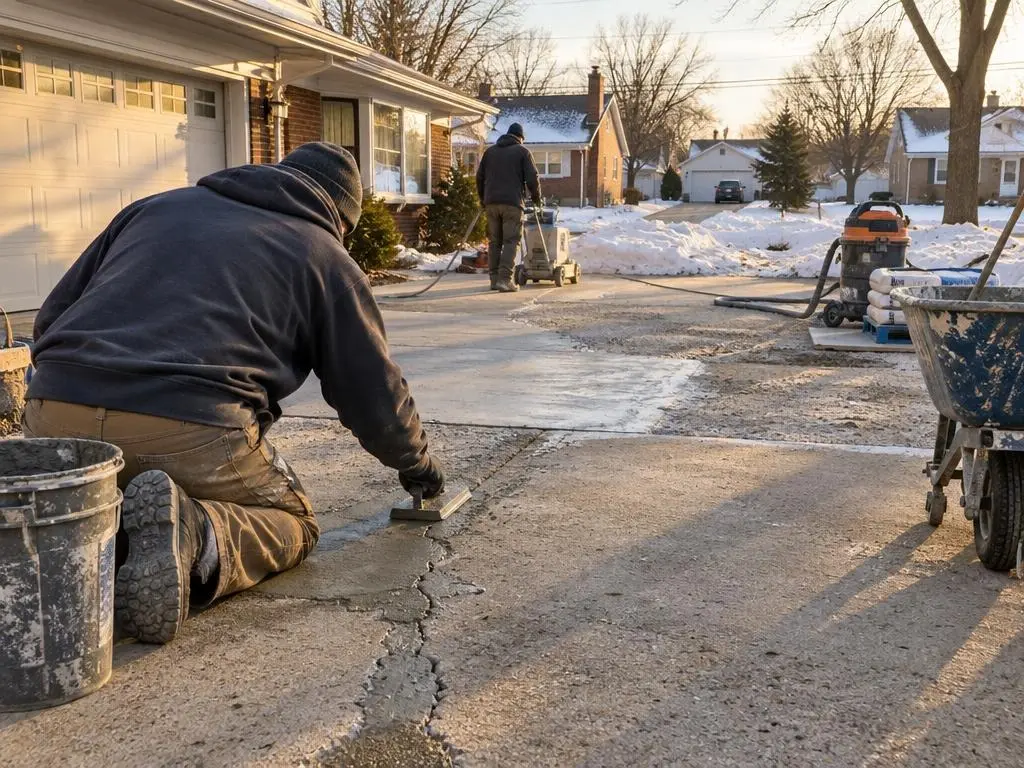 Concrete Crack and Floor Repair in Cheektowaga, NY